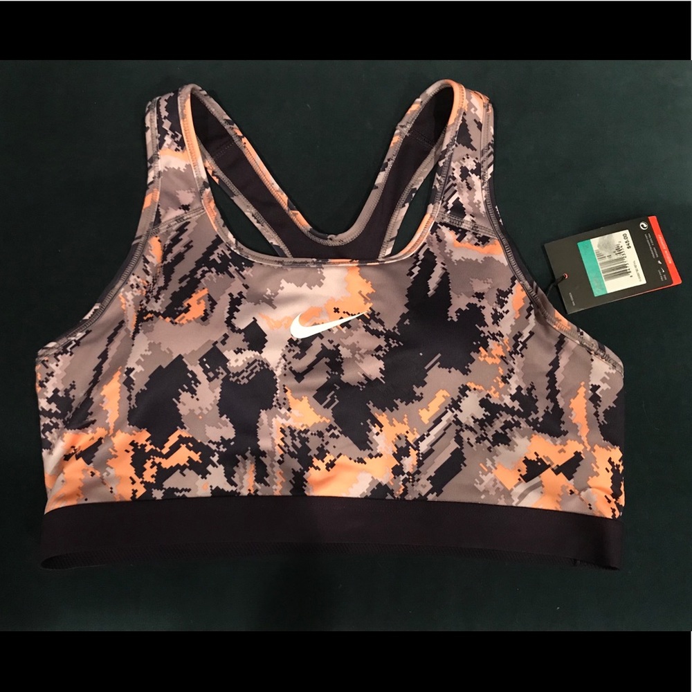 Nike Pro Classic Padded Med Support Sports Bra NWT